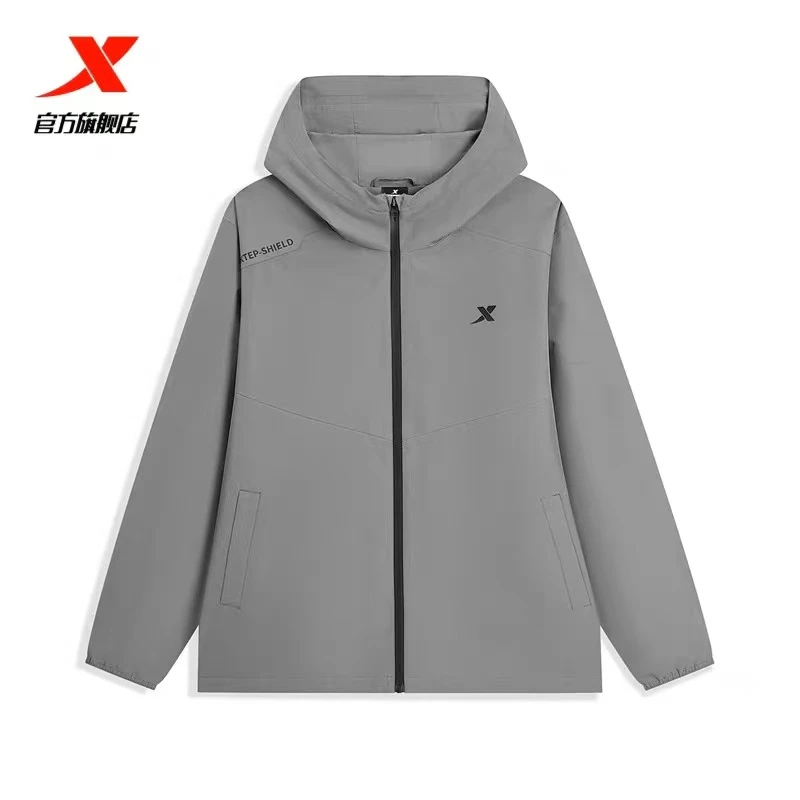 【情哥哥专属】Q201特步风壳防泼水运动外套秋冬风衣训薄款夹克