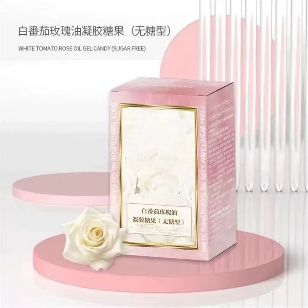 （女生必备-呵护小房子+全身香喷喷）白番茄玫瑰油凝胶糖果(无糖型)