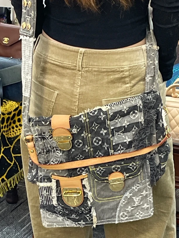 95新 LouisVuitton/路易威登 夏七中古｜乞丐牛仔（可调长短）斜挎包