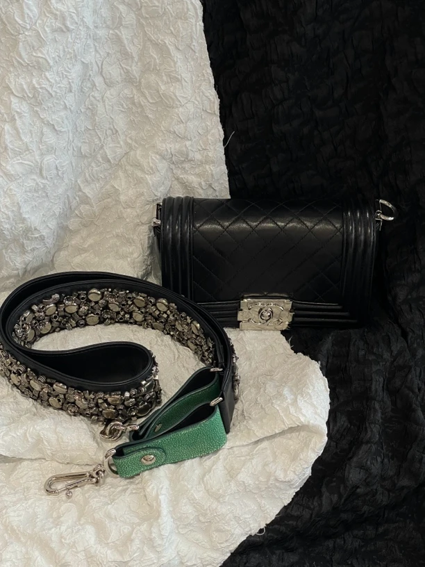 95新 Chanel/香奈儿 夏七中古/孟买印度秀款重工leboy斜挎包