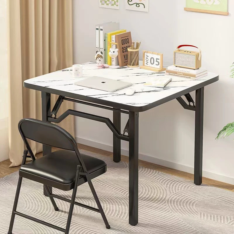 家用客厅简约正方形掼蛋桌宿舍加厚折叠桌子简易扑克出租房桌吃饭