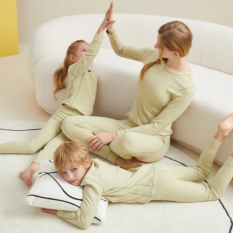 断码捡漏【女童专拍】A类女童蚕丝羊绒秋衣秋裤保暖秋衣儿童内衣