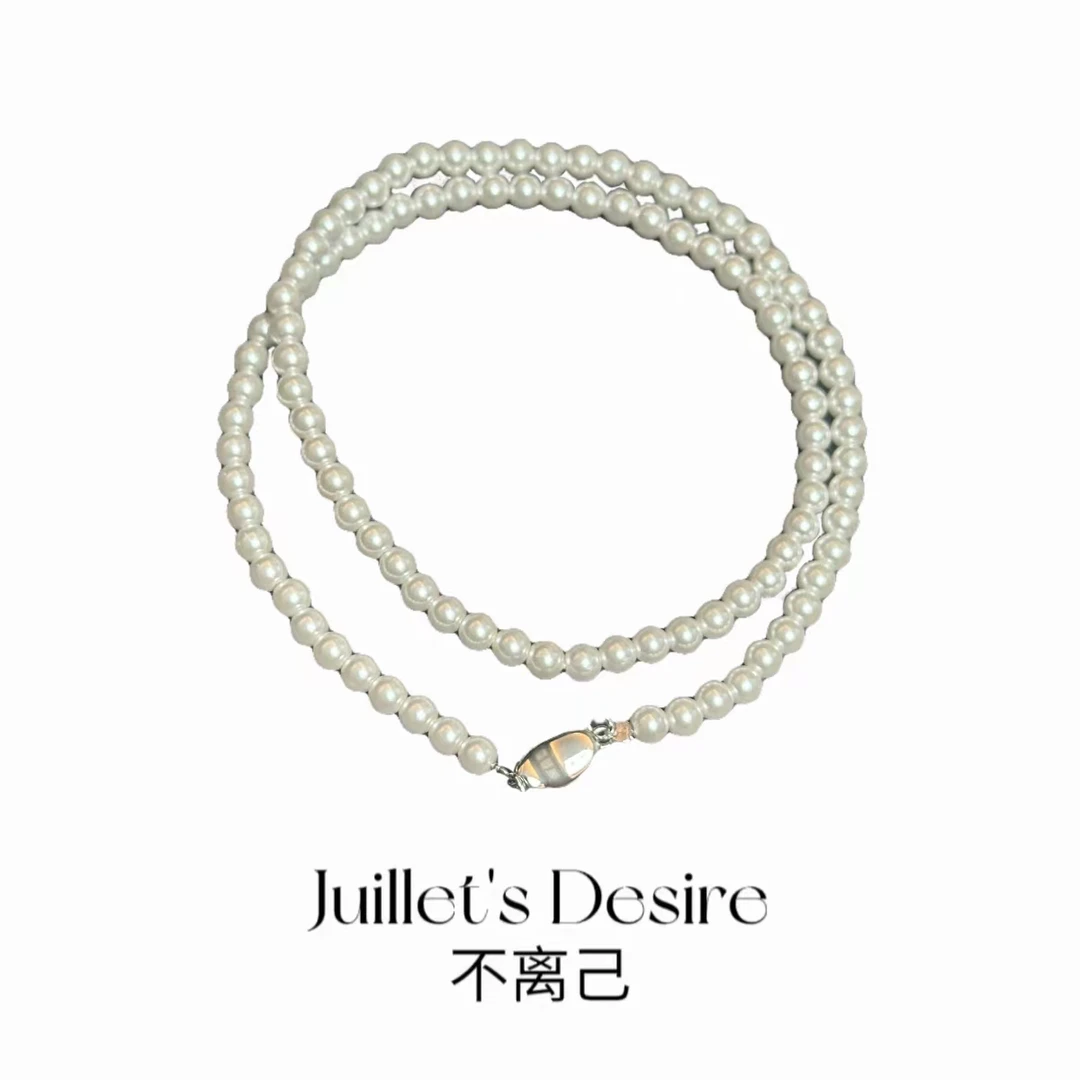 jullet's desire/不离己 坠链均925银仿珍珠 简约百搭气质链
