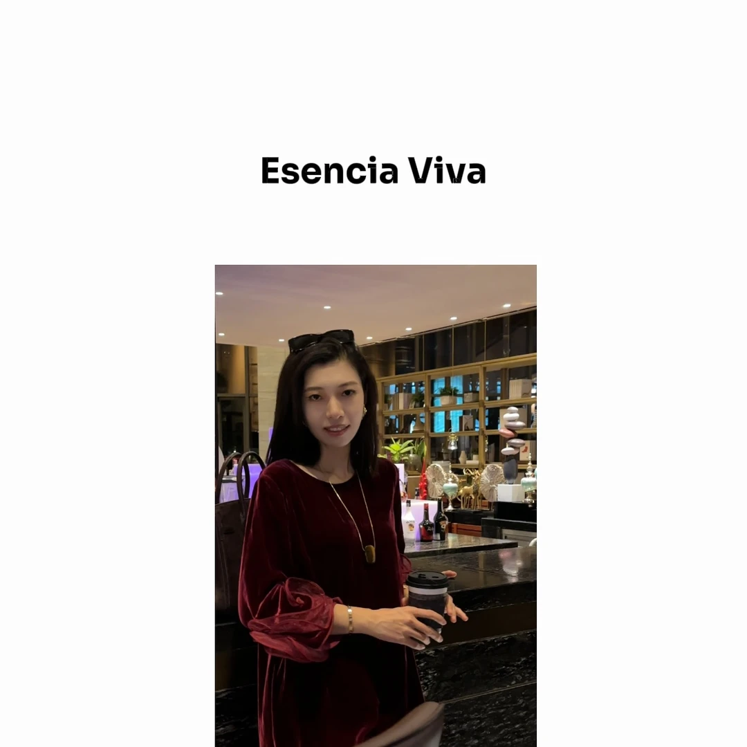 Esencia Viva.【南方庄园】100%桑蚕丝袖口玫瑰连衣裙EVQZ0183