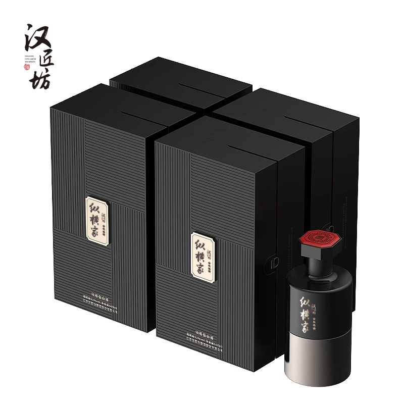 汉匠坊古法固态酿造浓香型白酒 商务宴请 纵横家酒52度500毫升