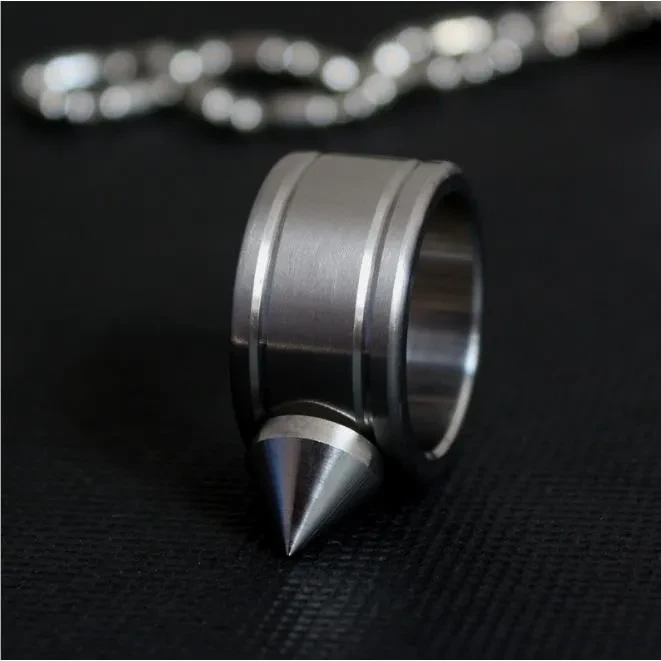 海翼 不锈钢戒指器扳指户外EDC工具