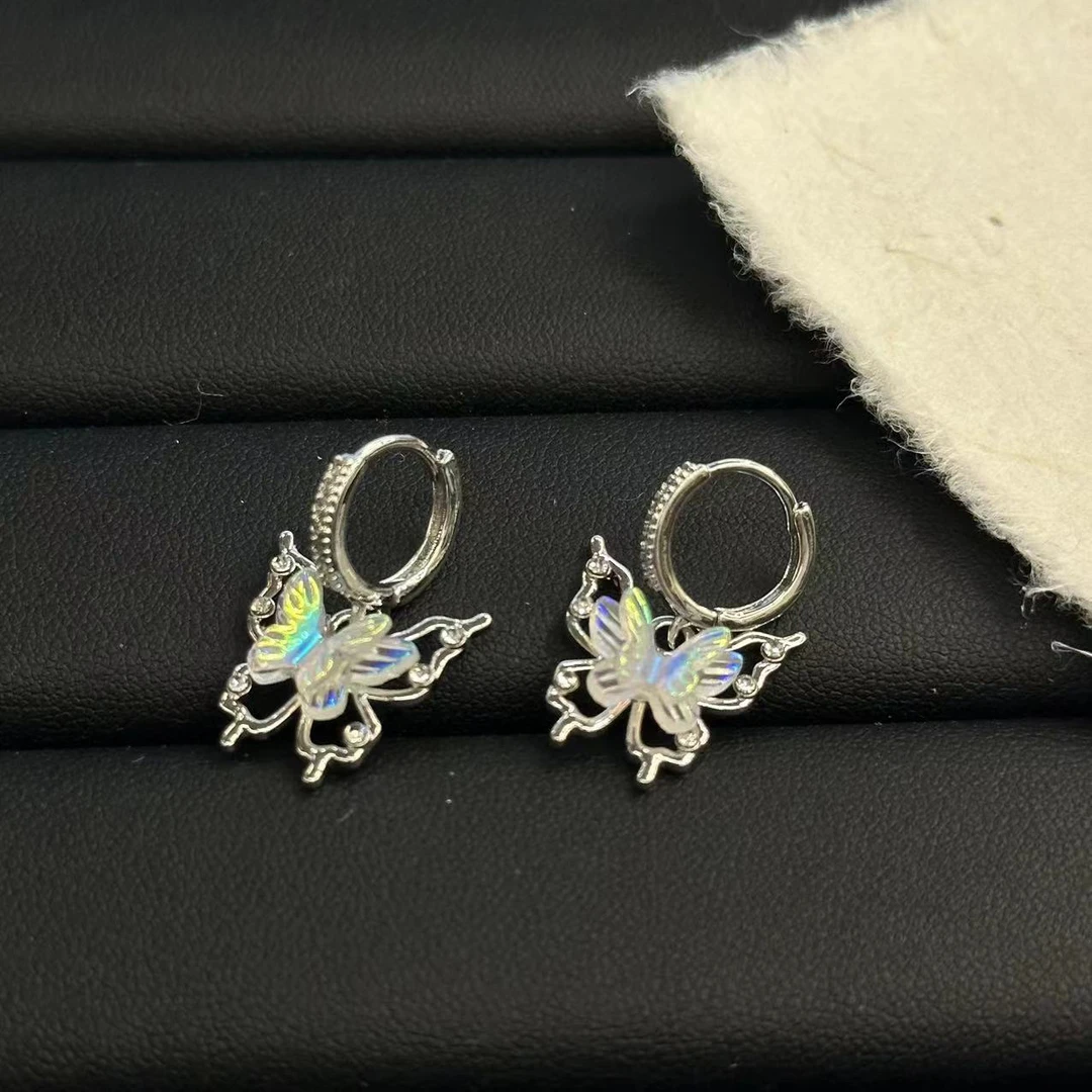 铜合金耳饰 轻奢蝴蝶时尚耳扣-0466