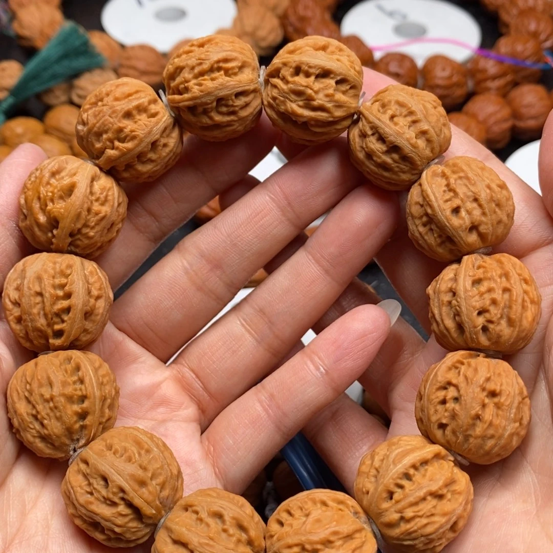 桃核手串粗筋八棱