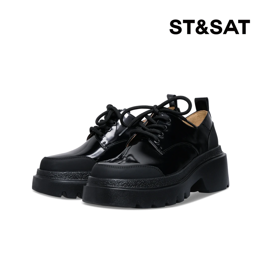 【春款上新】星期六英伦风百搭时尚厚底新款乐福鞋SS33111R02