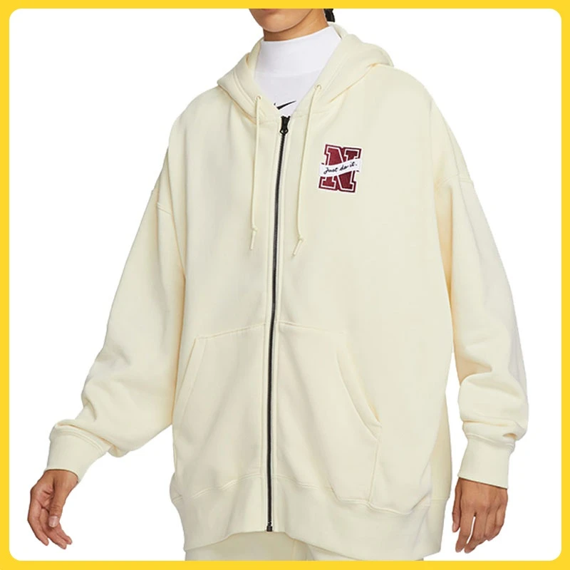 nike耐克女款运动外套NSW ESSNTL FLC OS FZ GCEL时尚FV8445-113