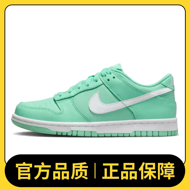 nike耐克男大童NIKE DUNK LOW BG复古时尚休闲复刻鞋DH9765-302
