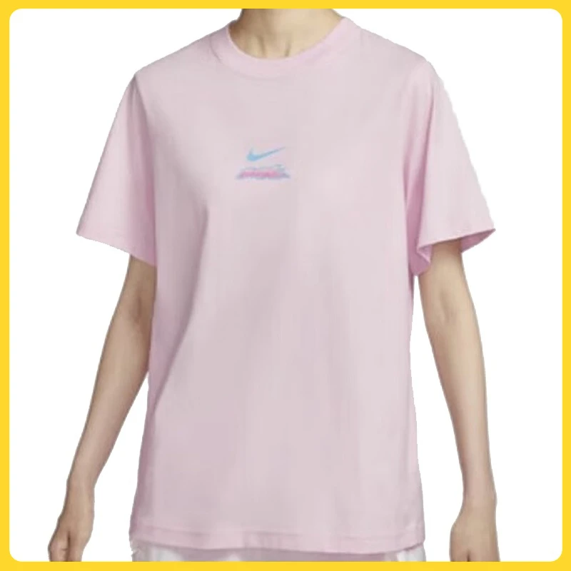 NIKE耐克女子ASW NSW SS TEE ESSNTLGCEL短袖T恤HM4625-663
