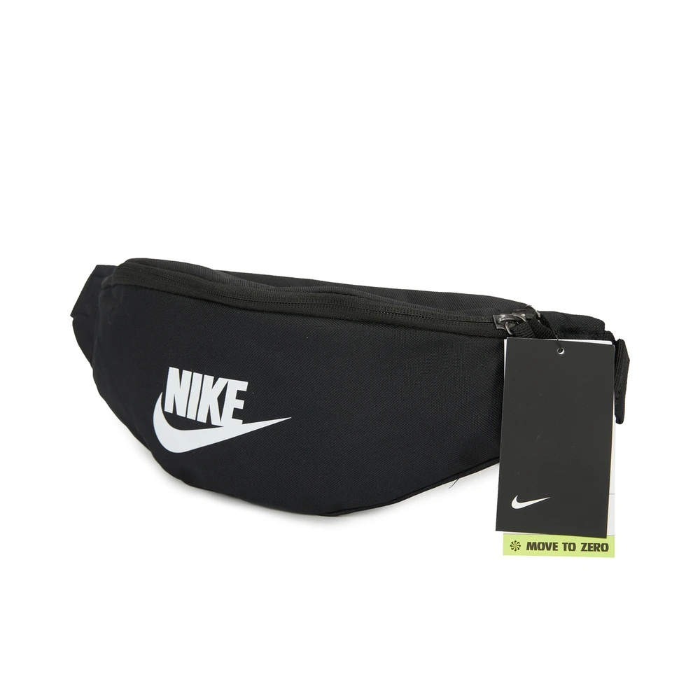 nike耐克男女款HERITAGE WAISTPACK黑色潮流运动腰包DB0490-010