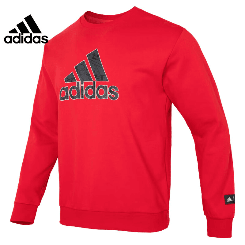 adidas阿迪达斯秋季男款运动上衣CM GFX CREW针织圆领套衫HZ3025