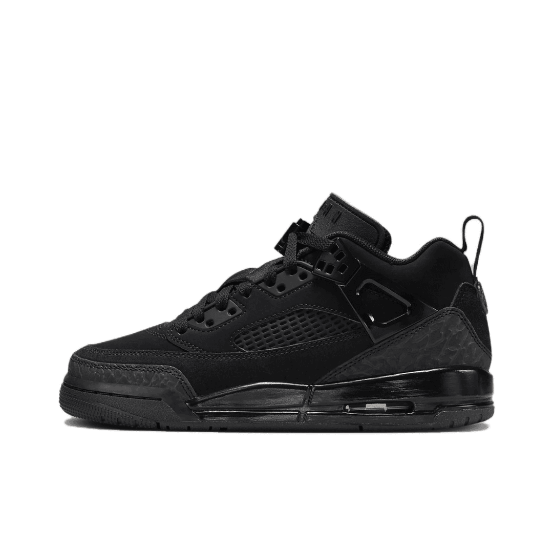 【甄选】NIKE耐克大童JORDAN SPIZIKE低帮时尚黑色乔丹鞋FQ3950-001