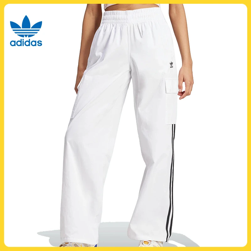 adidas Originals阿迪三叶草女子3S CARGO PANTS梭织长裤JH3176