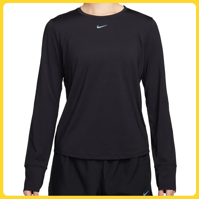 NIKE耐克女子ONE CLASSIC DF LS TOP流光风无领长袖T恤FN2802-010