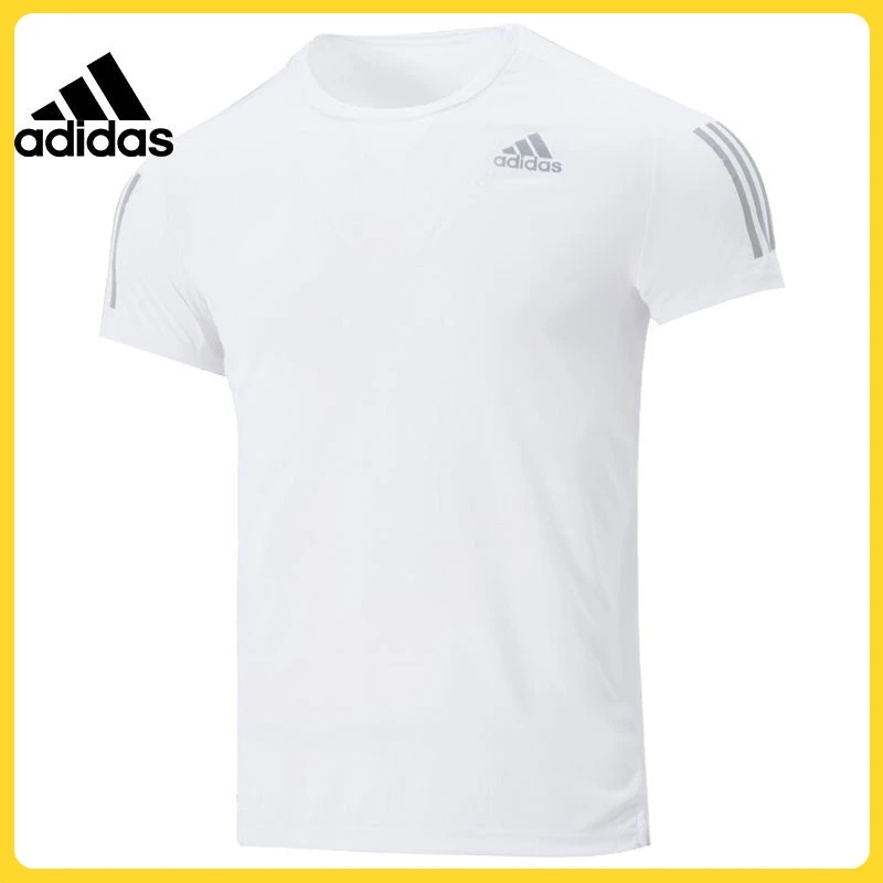 adidas阿迪达斯夏季运动舒适圆领OWN THE RUN TEE男短袖T恤HB7444