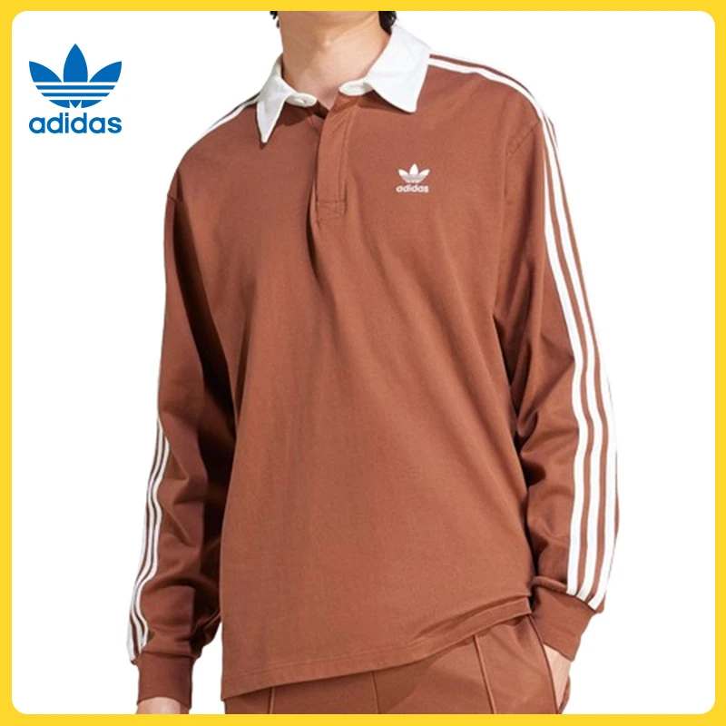 adidas Originals阿迪三叶草男子Rugby poloPOLO长T恤IZ2469