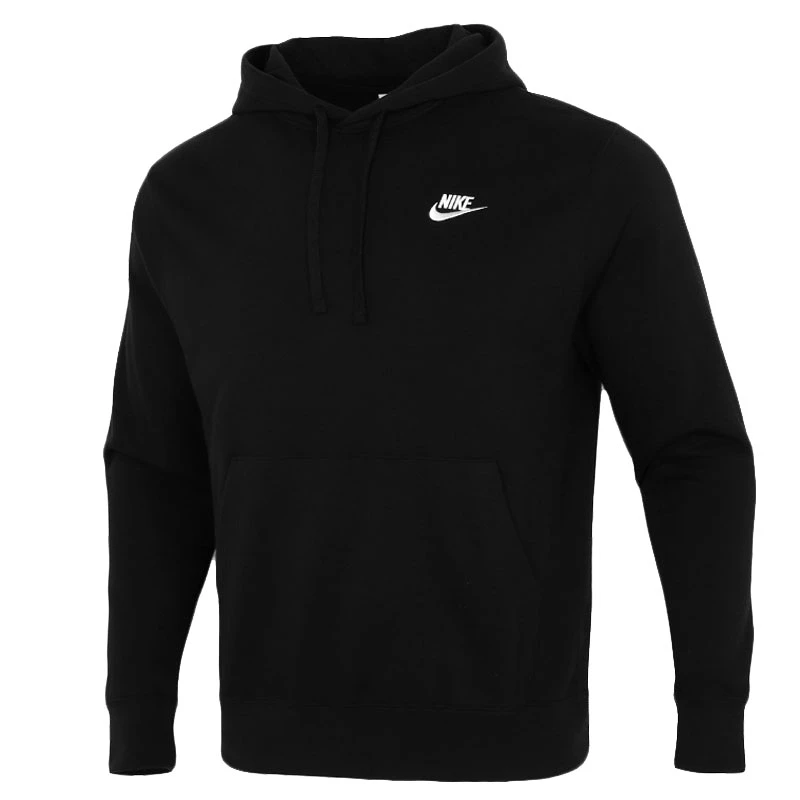 NIKE耐克男子AS M NSW CLUB HOODIE PO FT针织套头衫CZ7858-010