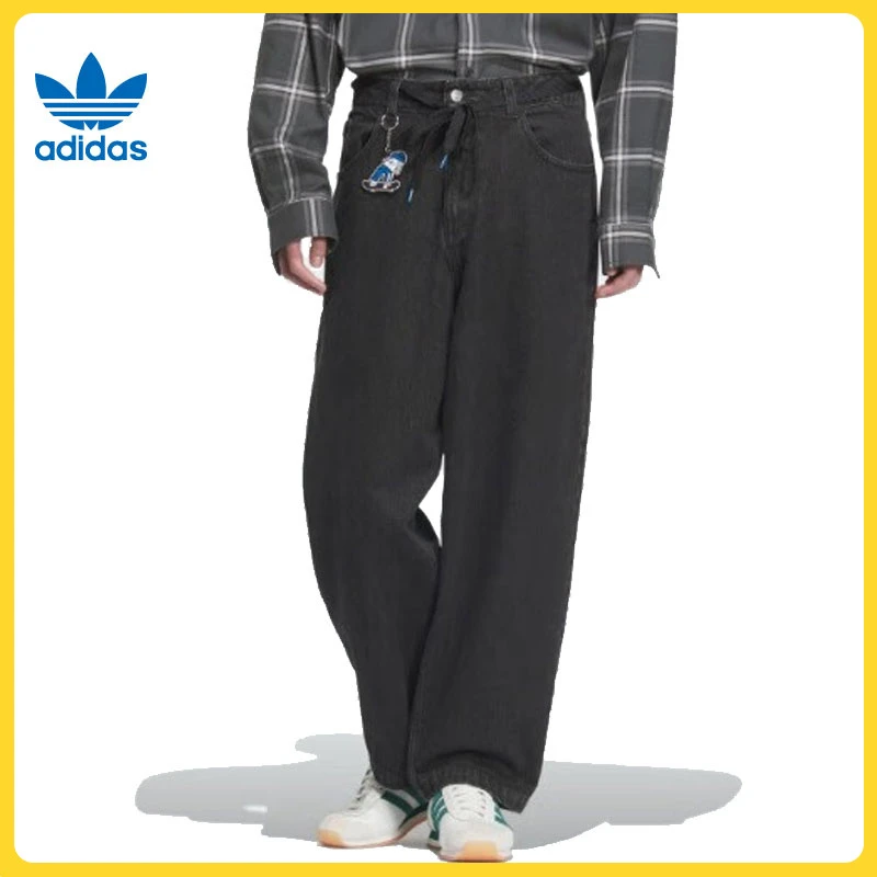 adidas originals阿迪三叶草男子SKT DENIM PANT梭织长裤JV6944