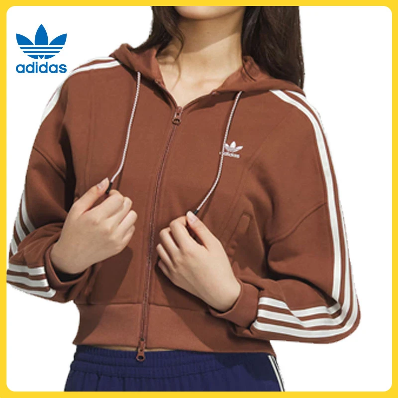 adidas阿迪达斯女子ADI ZIP UP HOOD针织外套JM8058