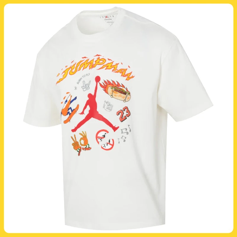 NIKE耐克男子ASM J SS OS CREW NECK GCEL短T恤HJ3965-133