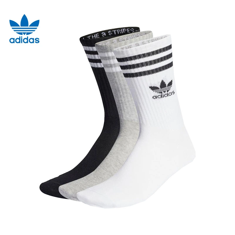 adidas阿迪达斯中性MID CUT CRW SCK袜子IL5023