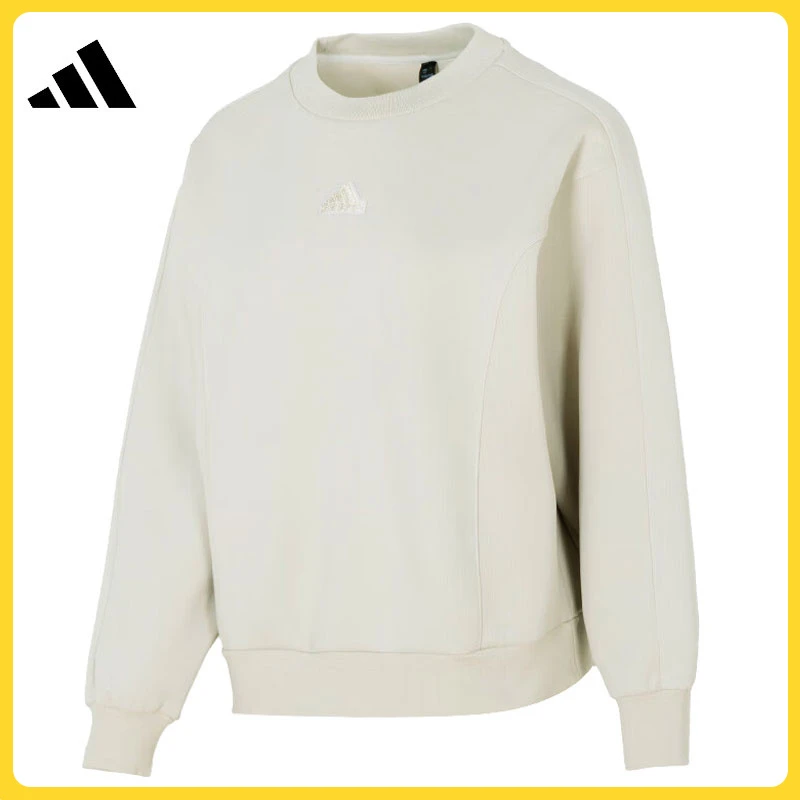 adidas阿迪达斯女子LOGO CREW针织圆领套衫JJ3568