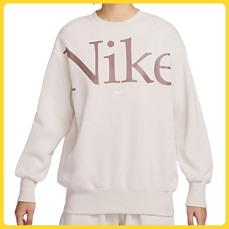 NIKE耐克女子AS W NSW PHNX FLC OS LOGO套头衫FN3655-104