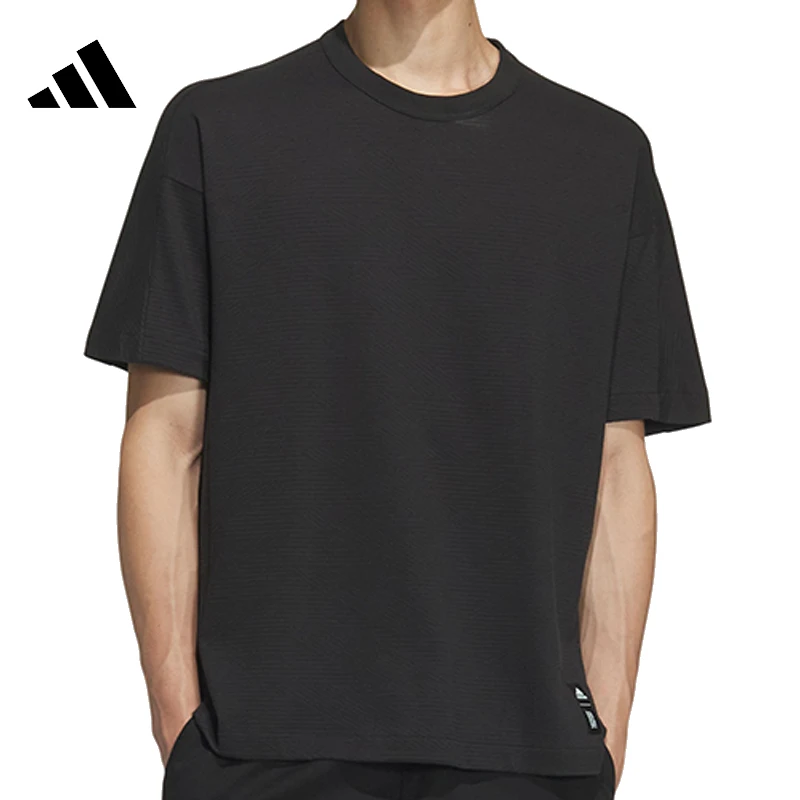 adidas阿迪达斯男子雅丹风WJ JACQUARD TEE圆领短T恤JI8707