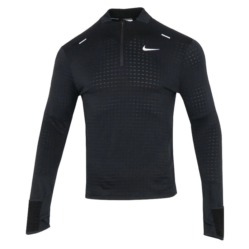 nike耐克男款户外健身套头衫TF RPL ELMNT HZ长袖T恤DD5663-010