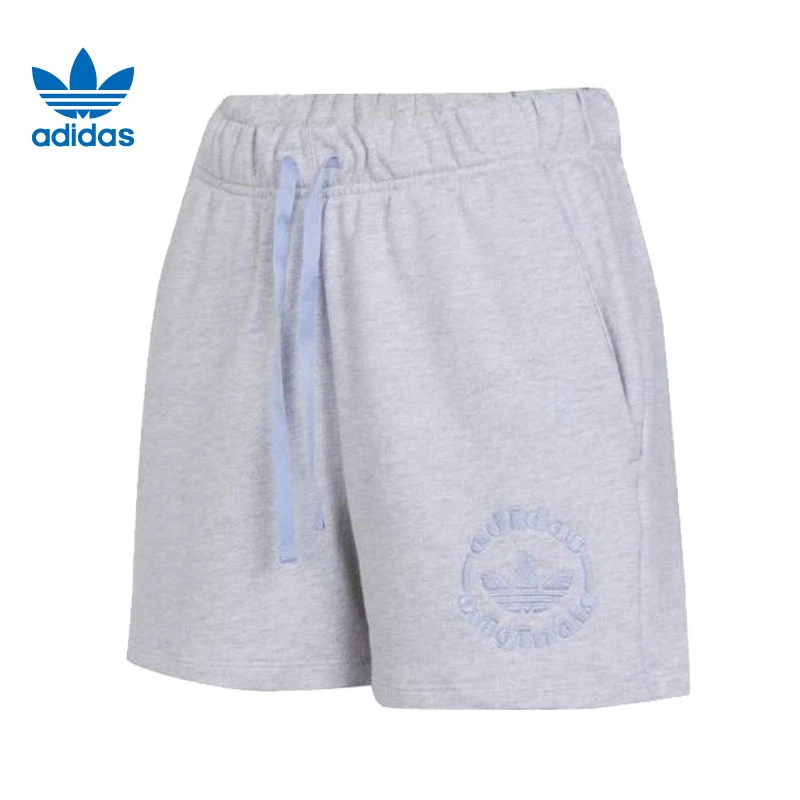 adidas Originals阿迪三叶草女子高能感SHORTS针织短裤IC7983