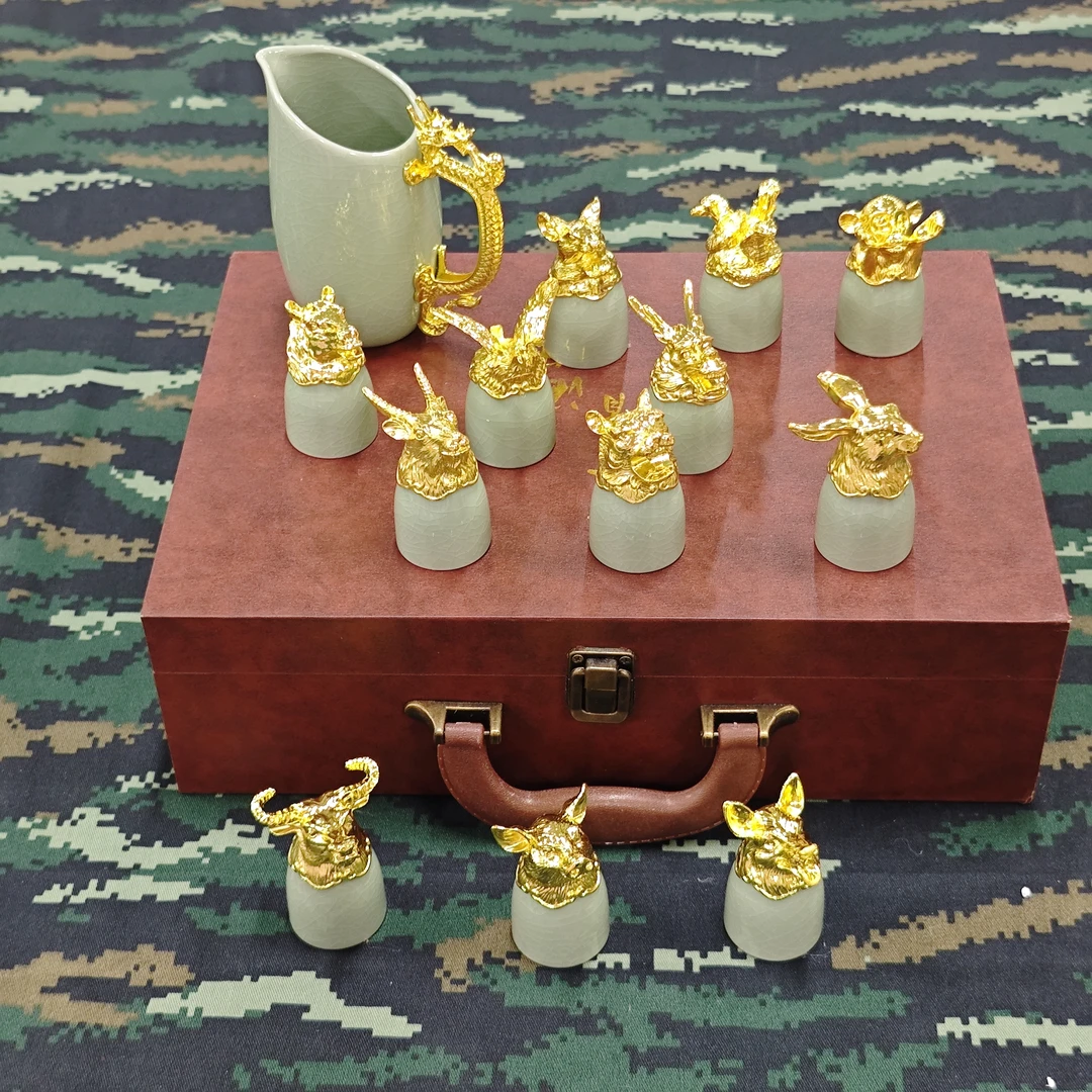 【主播补贴】十二生肖高档酒具家用创意酒具