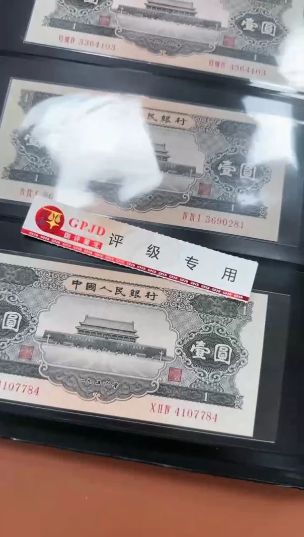 【闪购商品】国评鉴定-二版黑一元单张不挑号