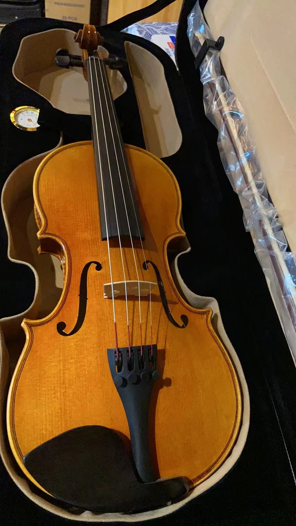 二分之一新声手工小提琴儿童3号