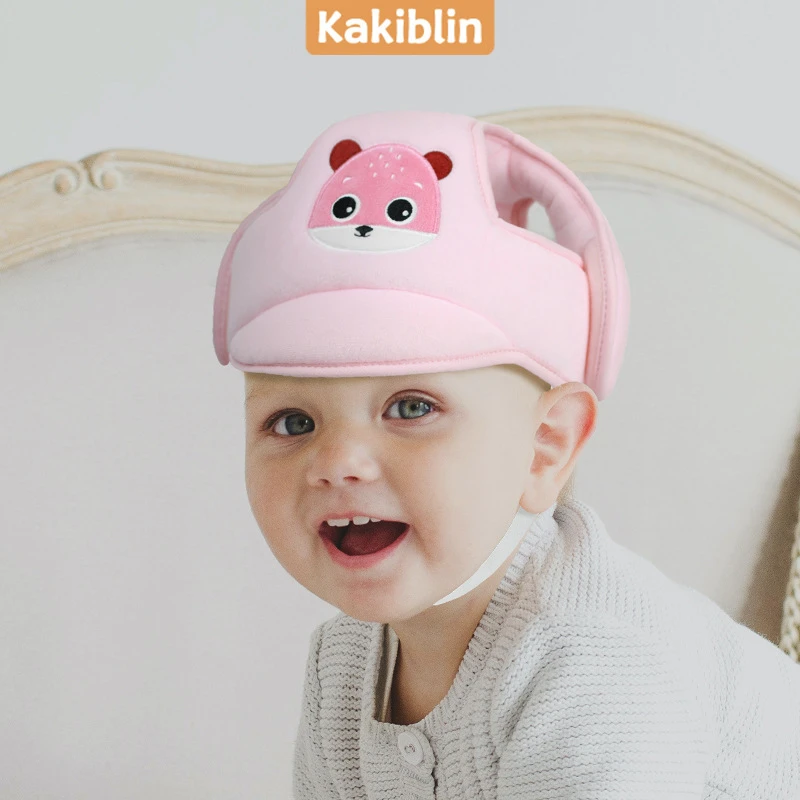 kakiblin新款宝宝学走路防摔帽婴儿学步护头帽儿童头部透气防撞帽