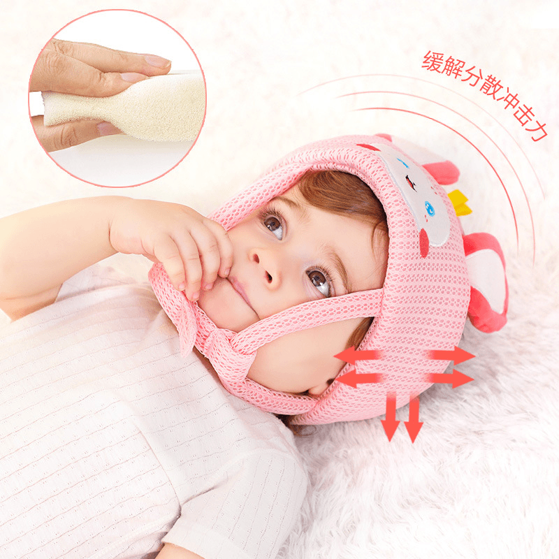 婴儿学步护头防摔帽宝宝学走路头部保护垫儿童防撞枕神器夏季透气
