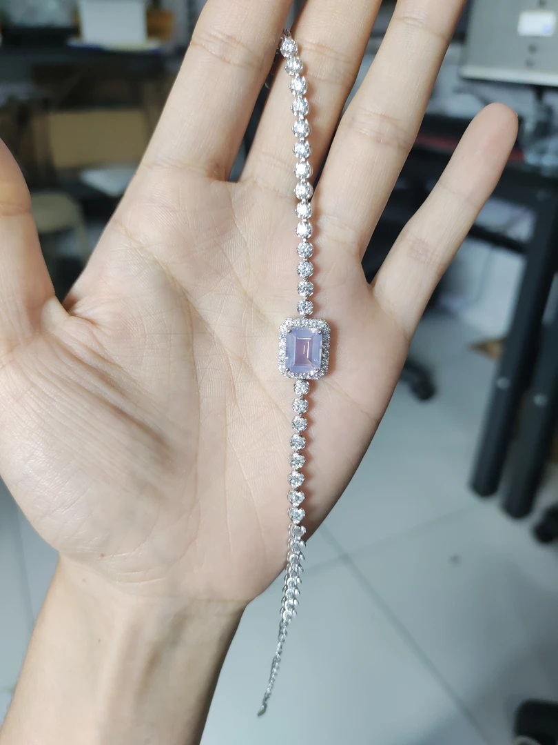 〔如一珠宝〕薰衣草水晶手链