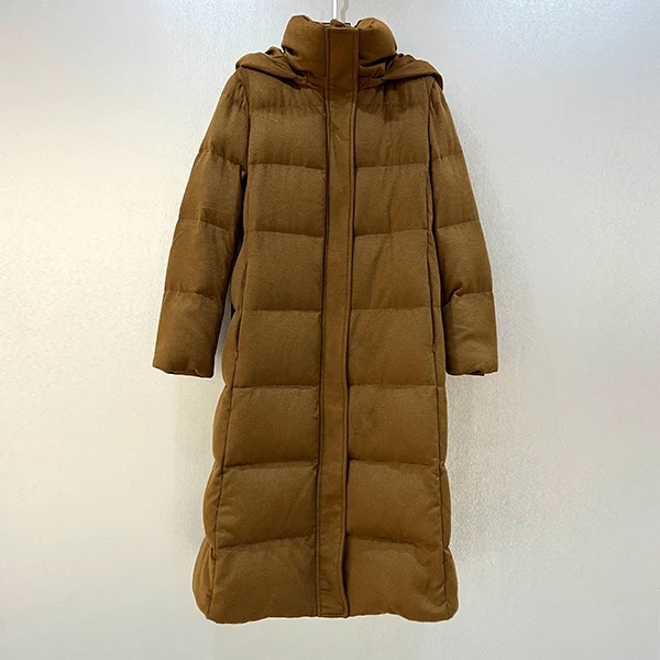 【工厂直销】90%白鹅绒羽绒服女长款过膝冬季加厚宽松显瘦保暖外套