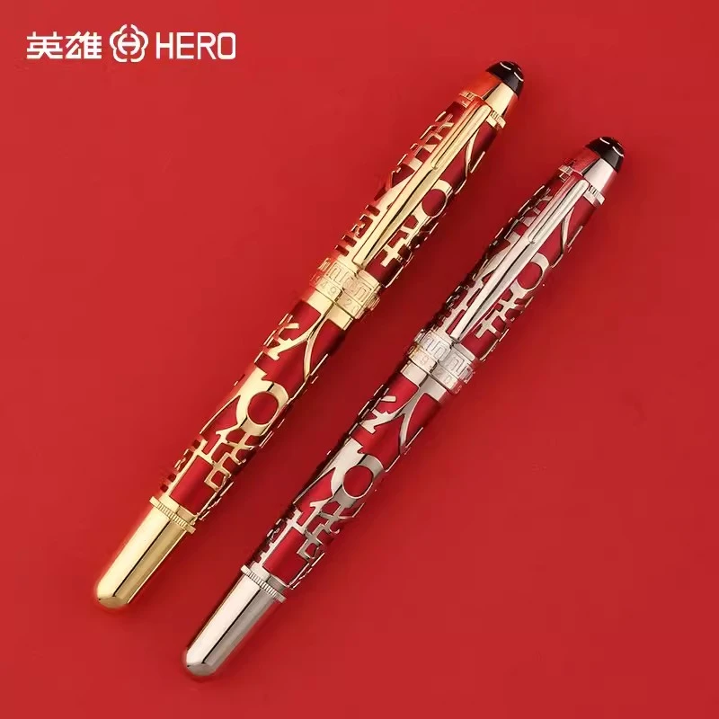 HERO/英雄H70钢笔正品18K金笔周年纪念版收藏款商务成人高档送礼