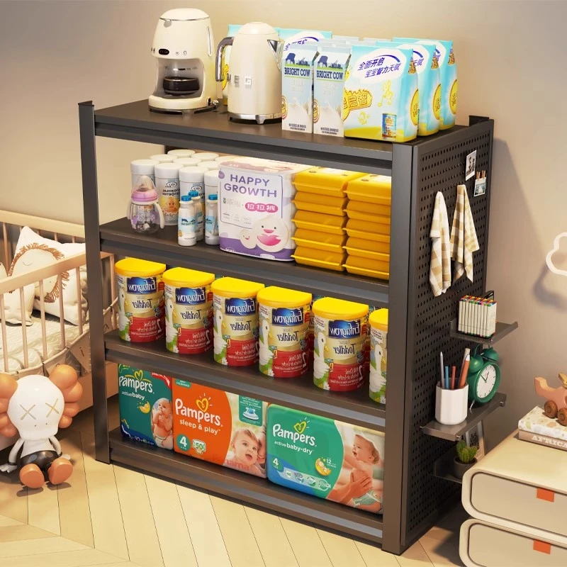 置物架货架多层收纳架阳台仓储家用商用超市杂物间储藏室落地架子