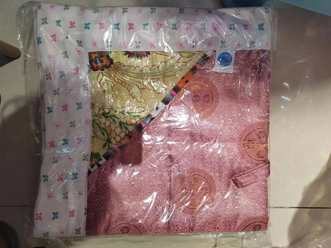 手工新生儿柔软藏式外包被从拉萨发货