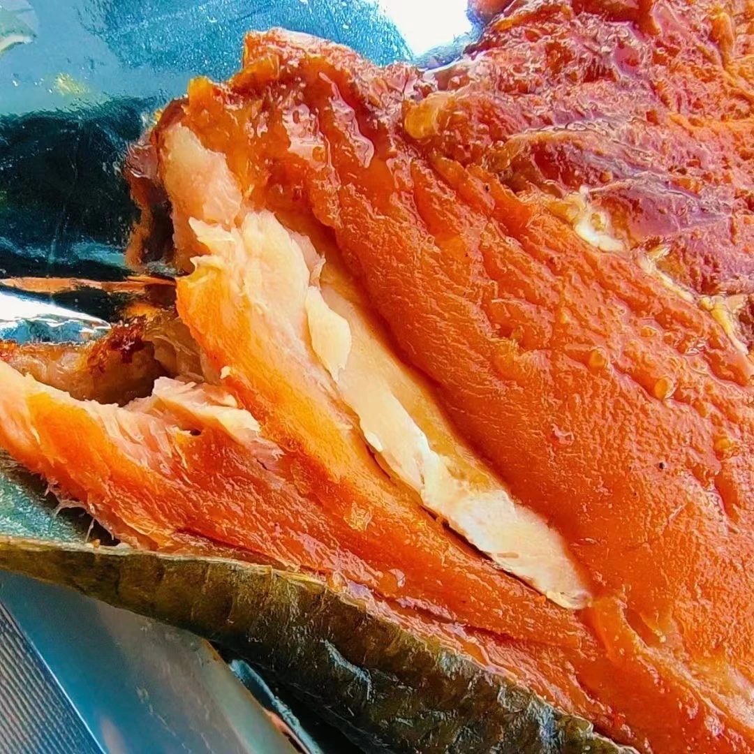 【下酒菜】嘎布乔娜俄罗斯大马哈熏鱼开袋即食熏鱼烟熏口味食用营养