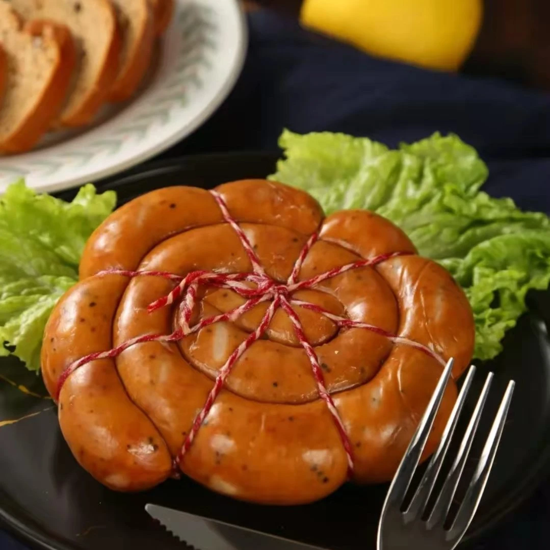 俄罗斯风味乌克兰烤肠盘肠360g/个，开袋即食俄式肉肠熏煮肉肠