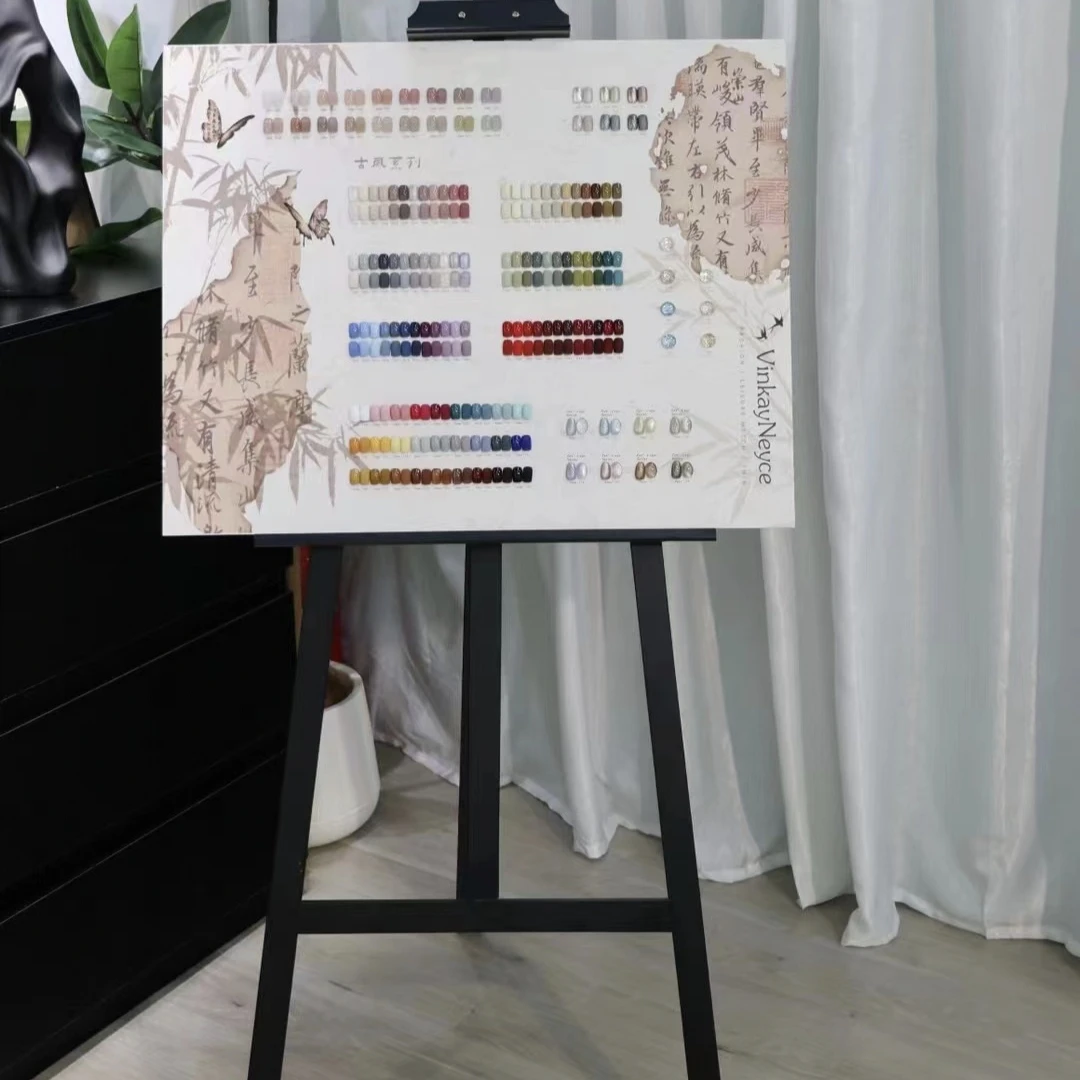美甲薇可妮斯138色套胶，亮片胶，金属胶，猫眼胶，一色一备案