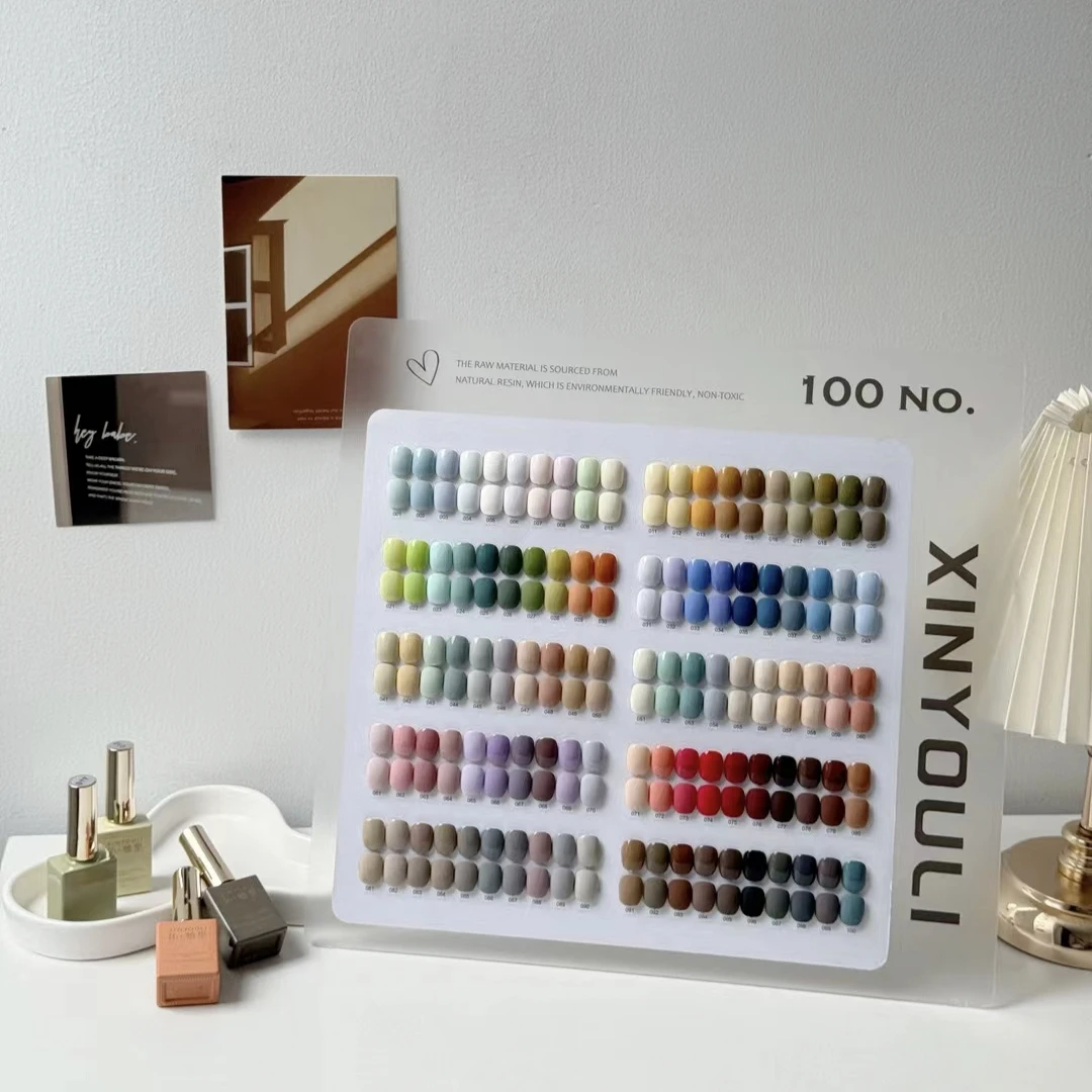 美甲伈柚里可可西里100色套胶美甲店专用持久环保光疗指甲油胶