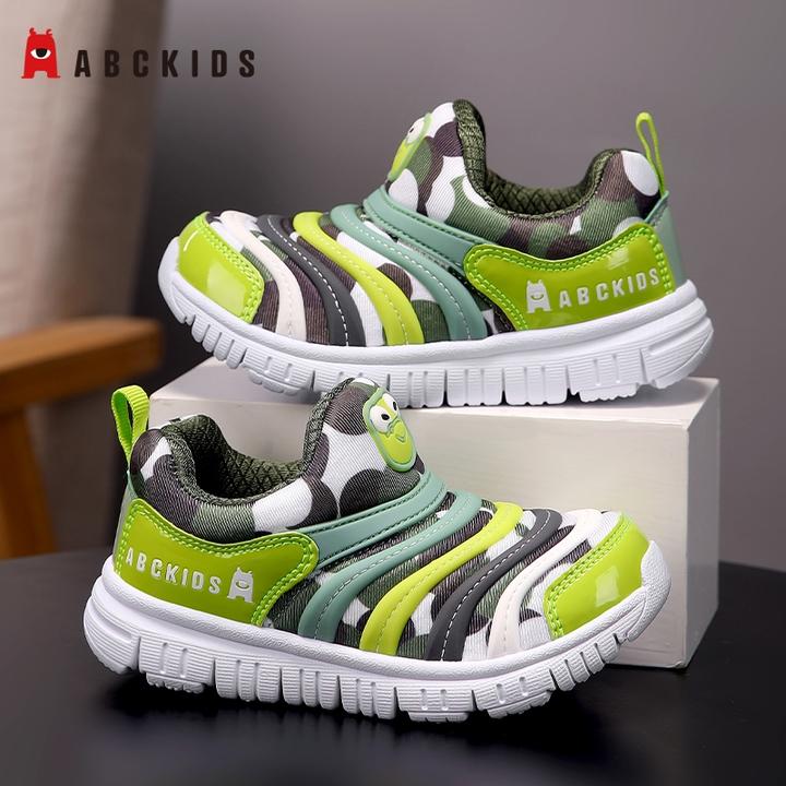 Abckids学步鞋机能鞋春秋新款软底男女宝宝鞋卡通透气防滑6-12岁