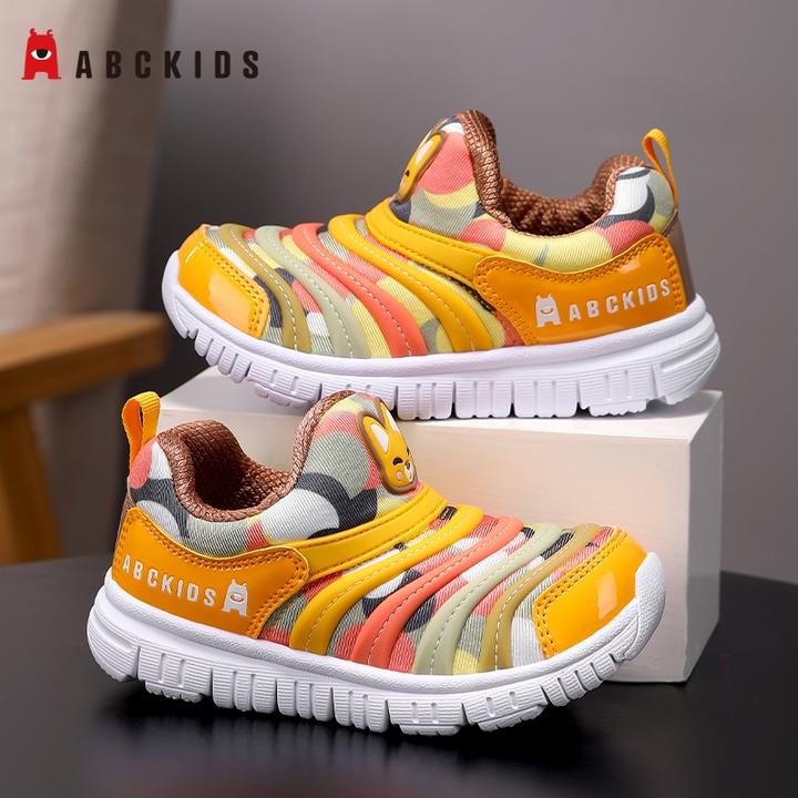 ABCkids轻跑鞋男童12-15岁休闲透气运动网鞋女款宝宝鞋软底儿童