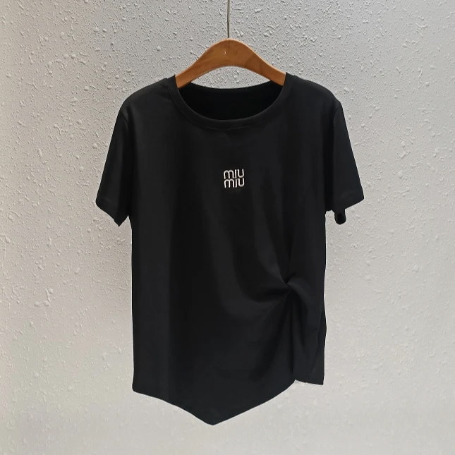 夏季新款时尚休闲洋气百搭T恤韩版潮流显瘦舒适圆领打底上衣3311